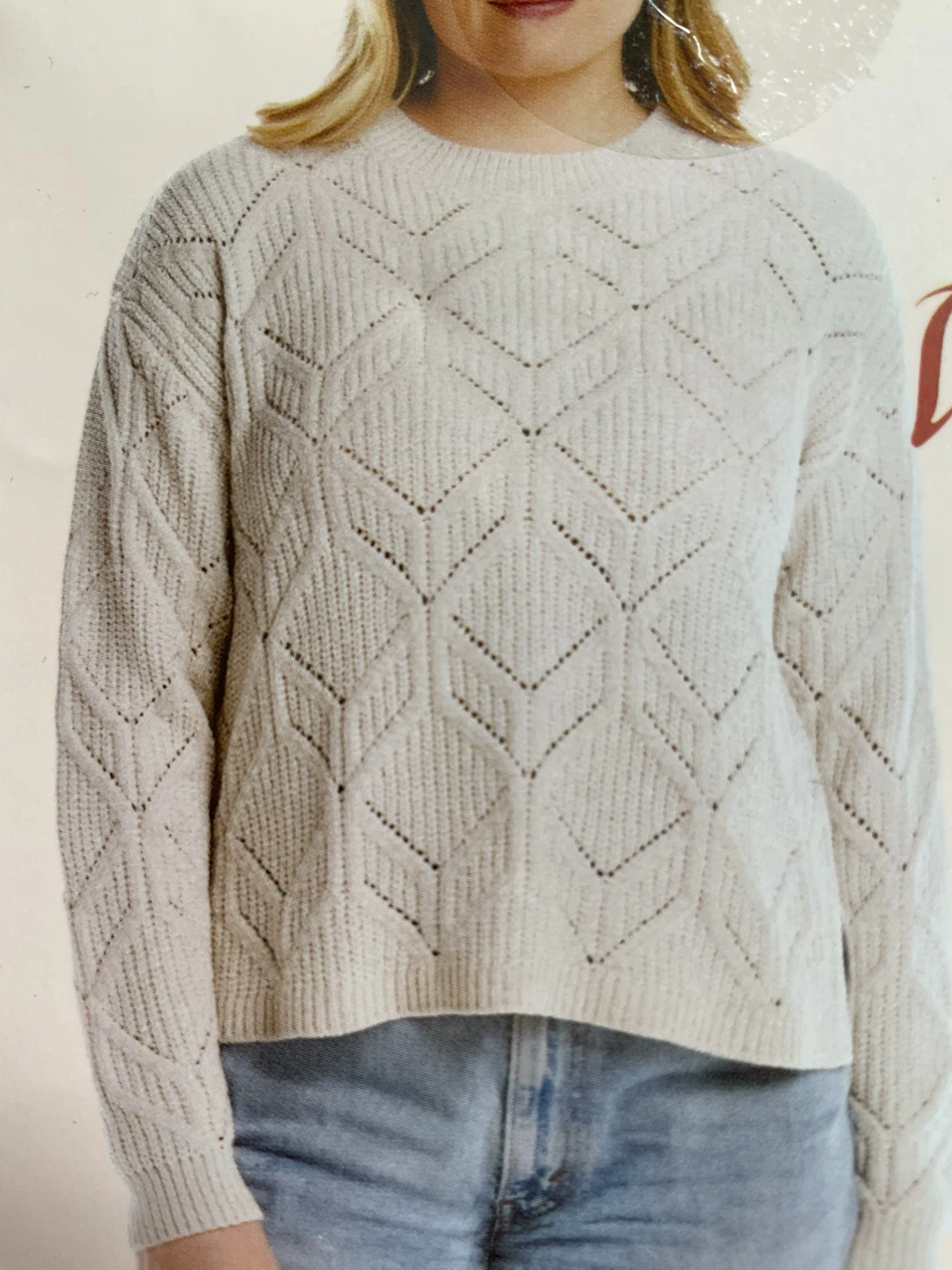 Weatherproof Vintage Chenille Crew Sweater