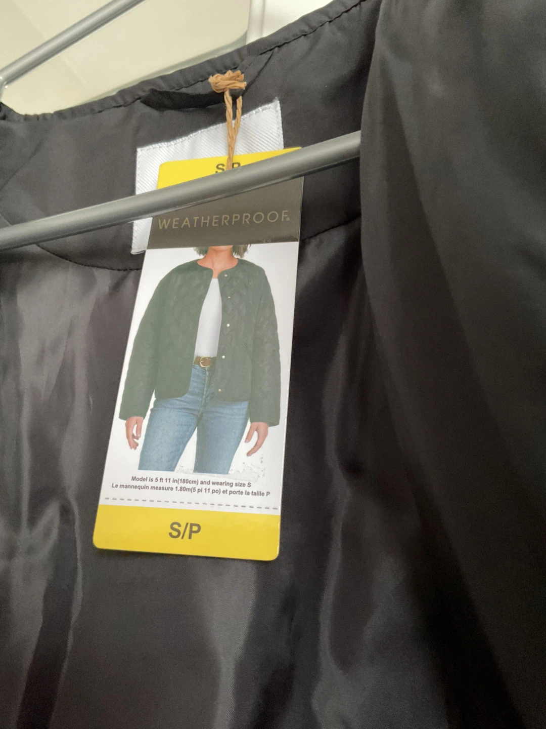 Weatherproof Quilted Jacket Black Small - photo 3