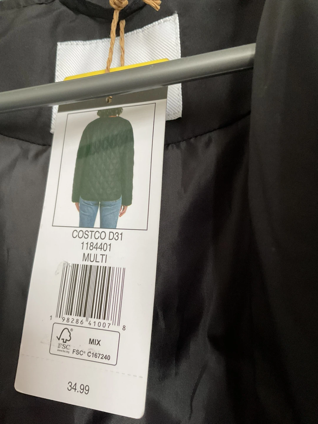 Weatherproof Quilted Jacket Black Small - photo 4