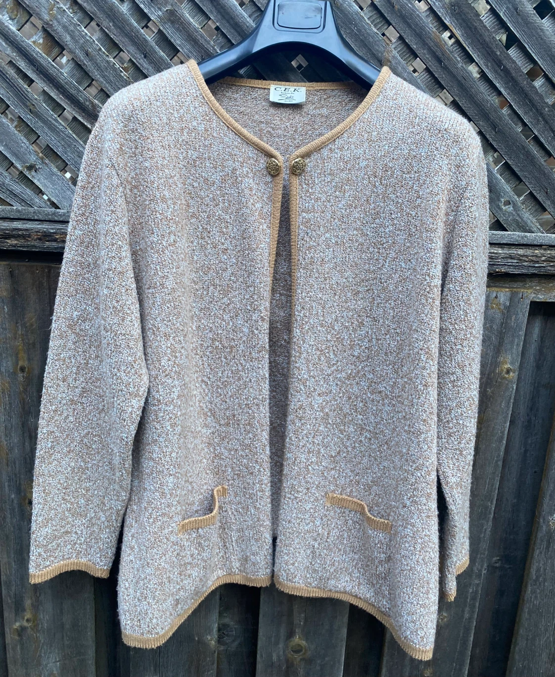 C.E.K. Knit Cardigan, Size L