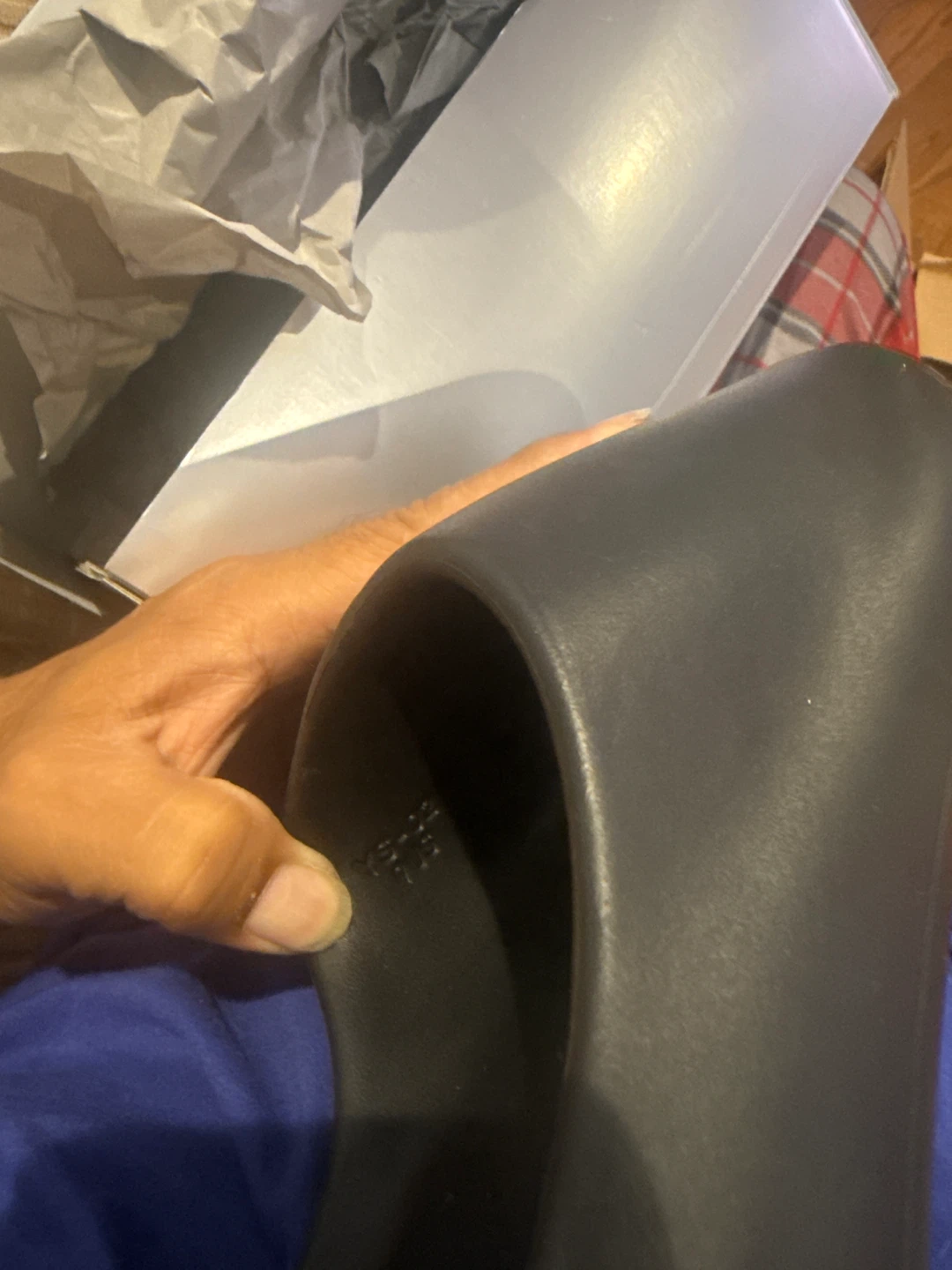 Yeezy YS-02 Coal Slides Size 9 - photo 5