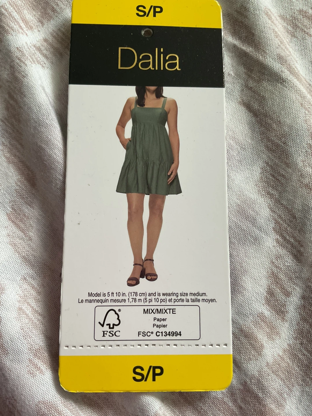 Dalia Sleeveless Tiered Dress - Small