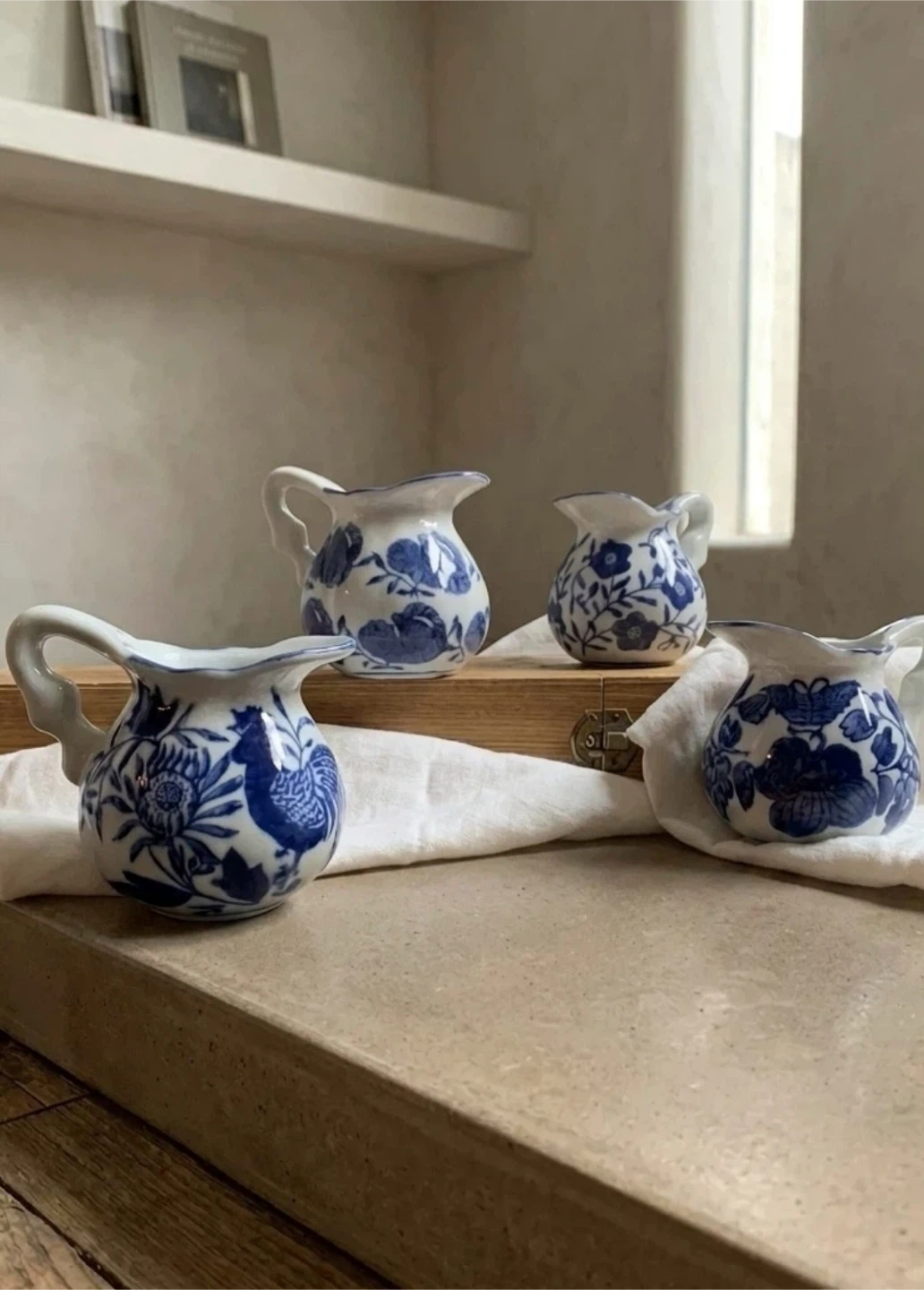 Ceramic Pot Creamers-Set of 4 - photo 5