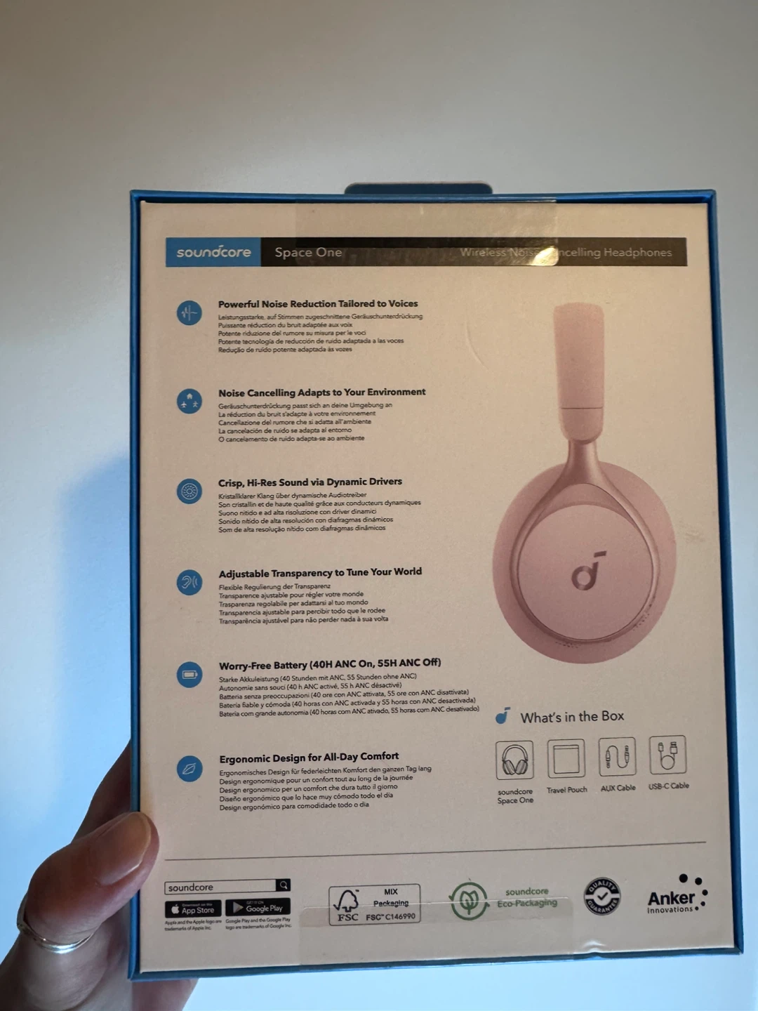 Soundcore Space One Wireless Noise Cancelling Headphones - photo 3