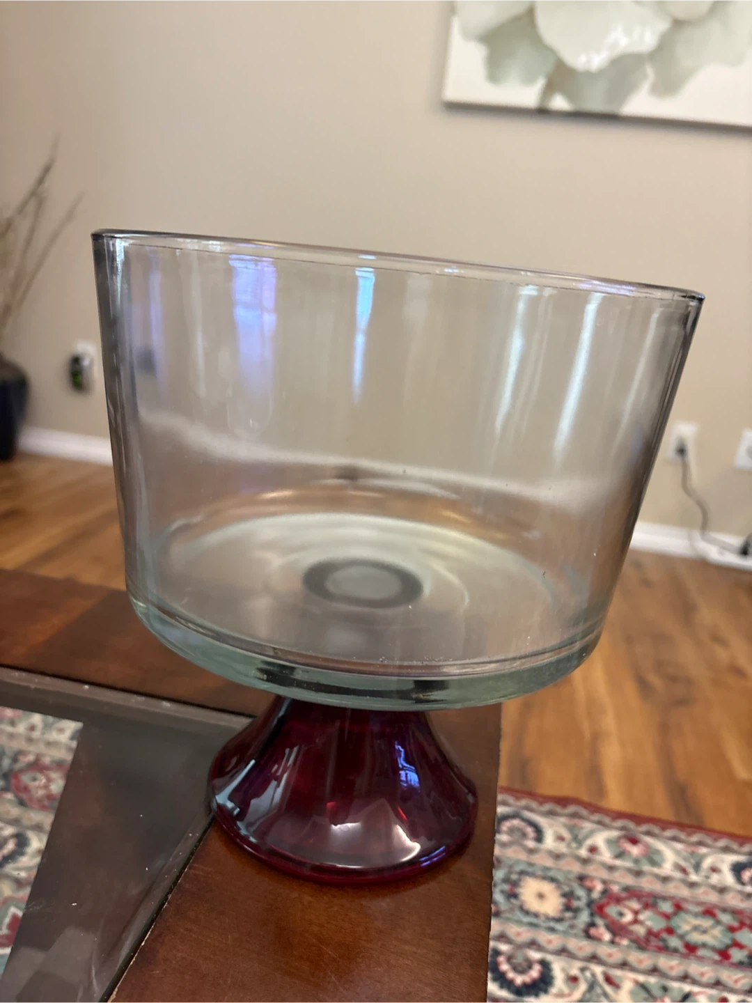 Glass Pedestal Bowl