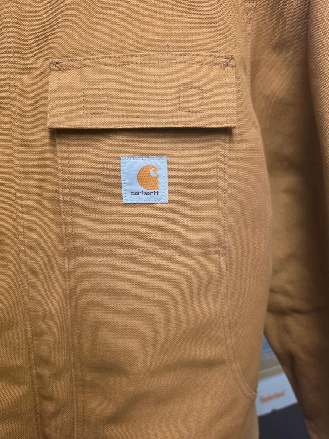 Carhartt Duck Canvas Chore Jacket Brown - photo 3