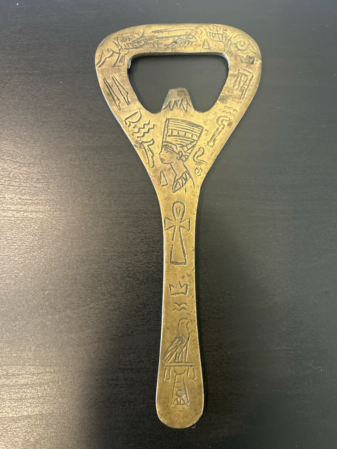 Egyptian Style Brass Bottle Opener - photo 4