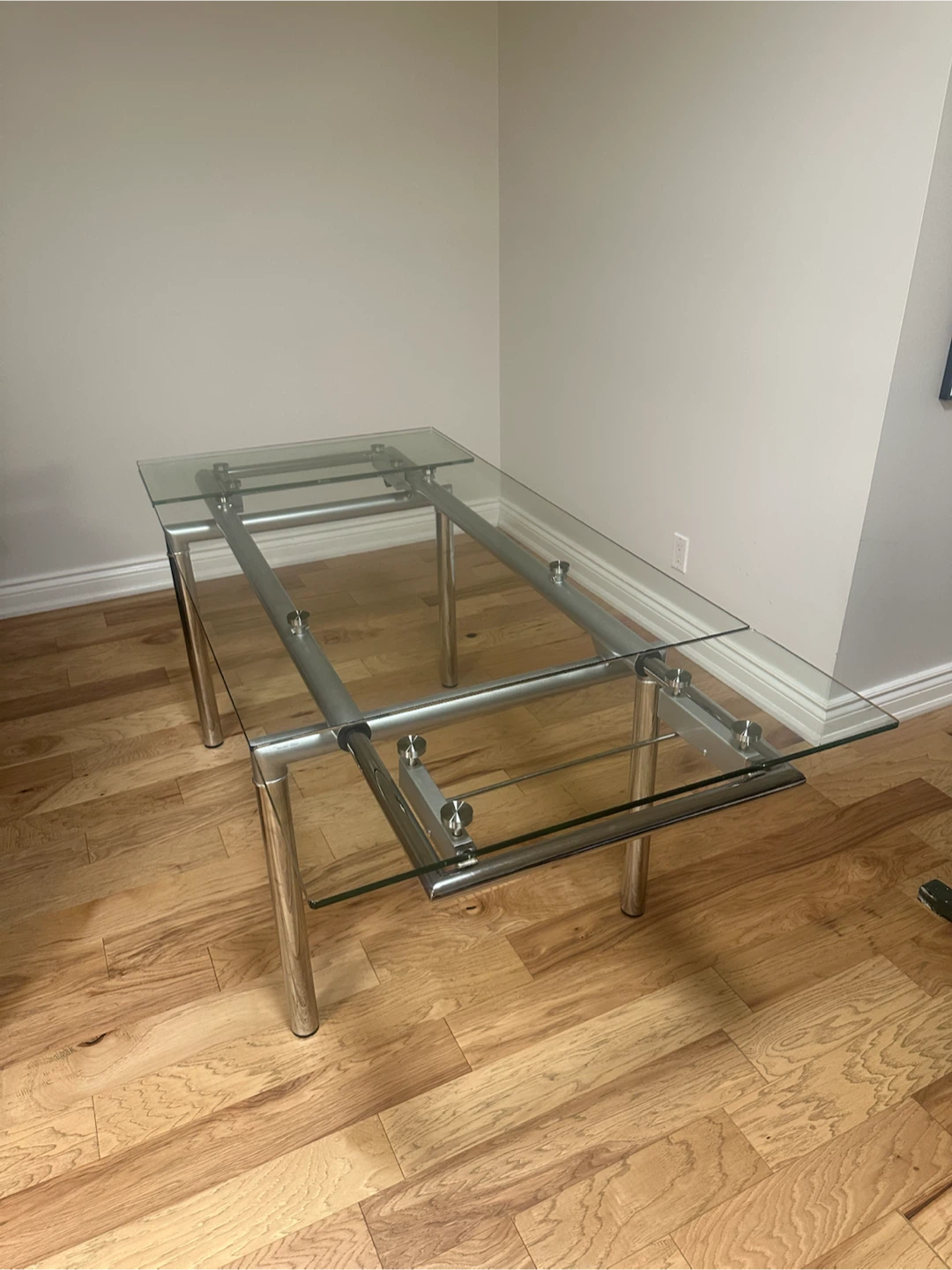 Modern Extendable Glass Dining Table - photo 2