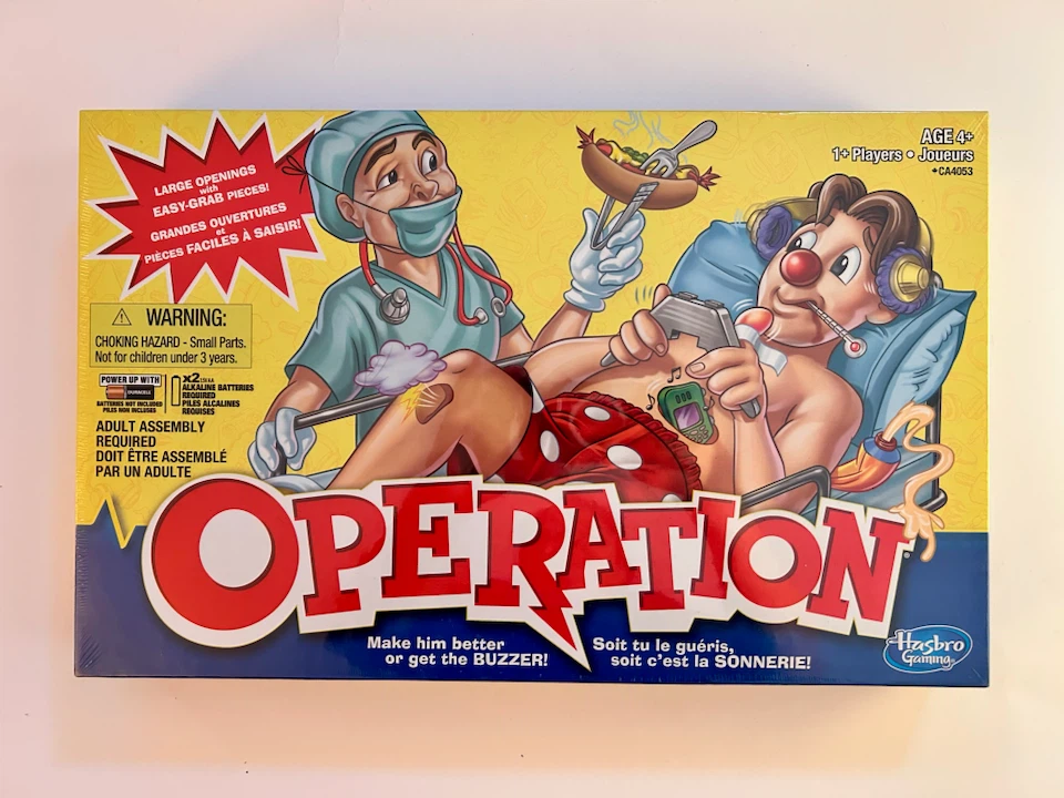 Hasbro Gaming Operation Board Game