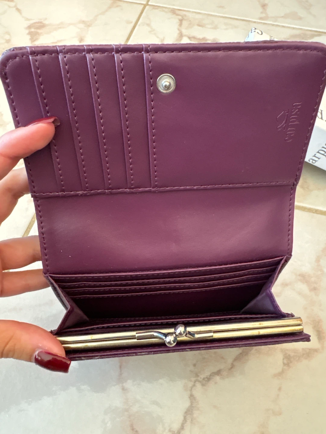 Carpisa Plum Wallet with Box - photo 2