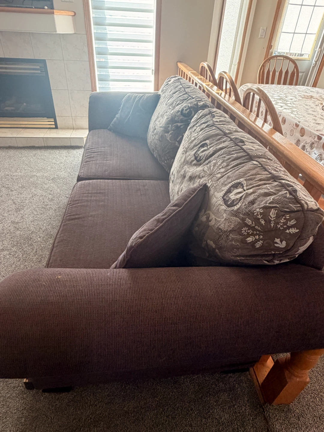 Brown patterned 4 sofa’s - photo 2