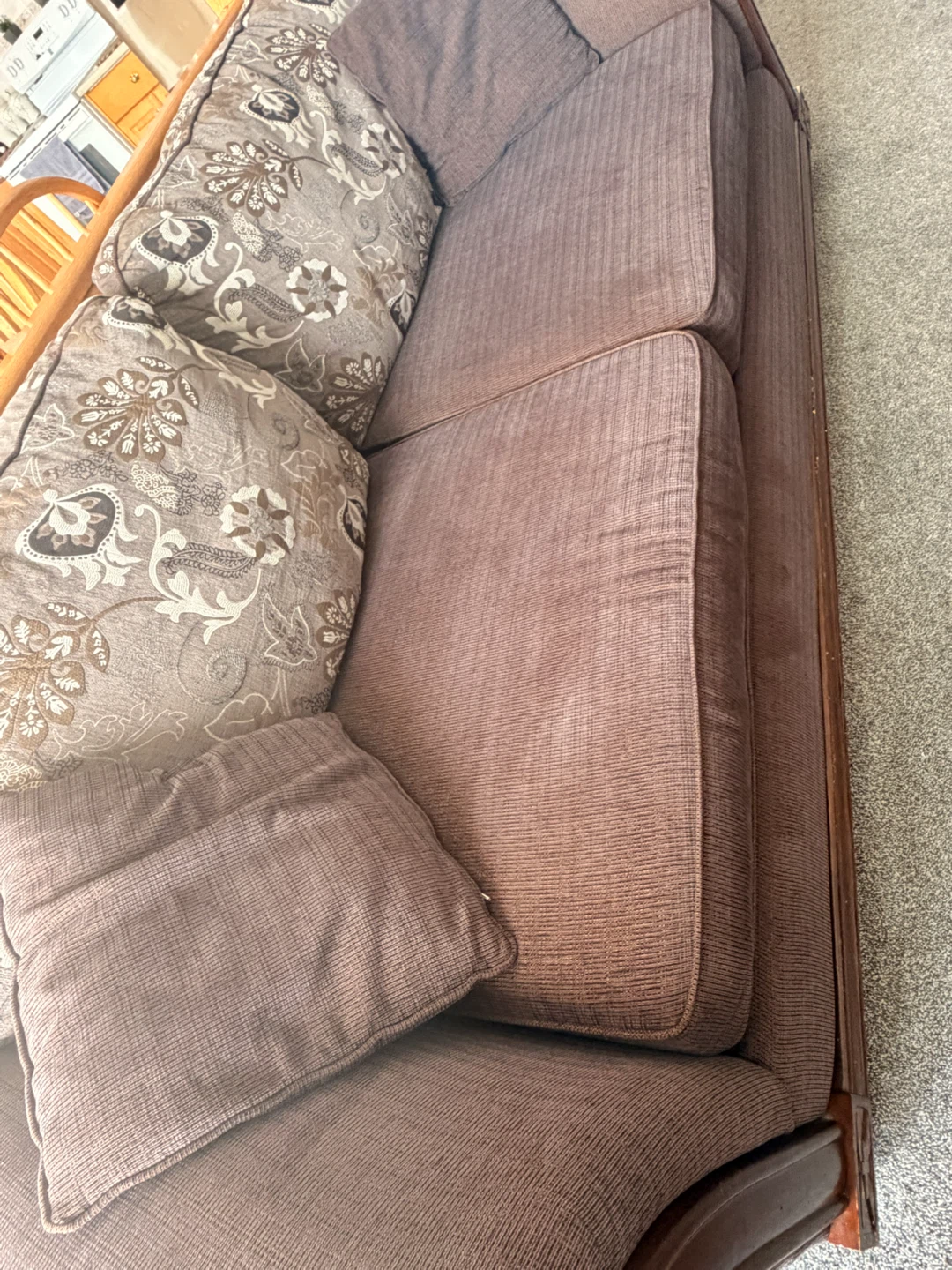 Brown patterned 4 sofa’s - photo 4
