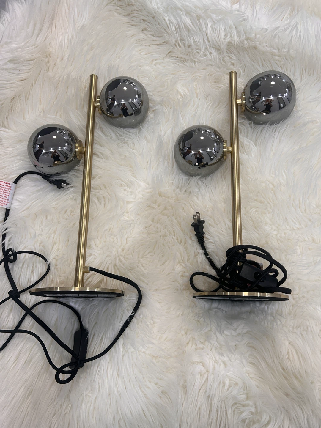 Bouclair lamps