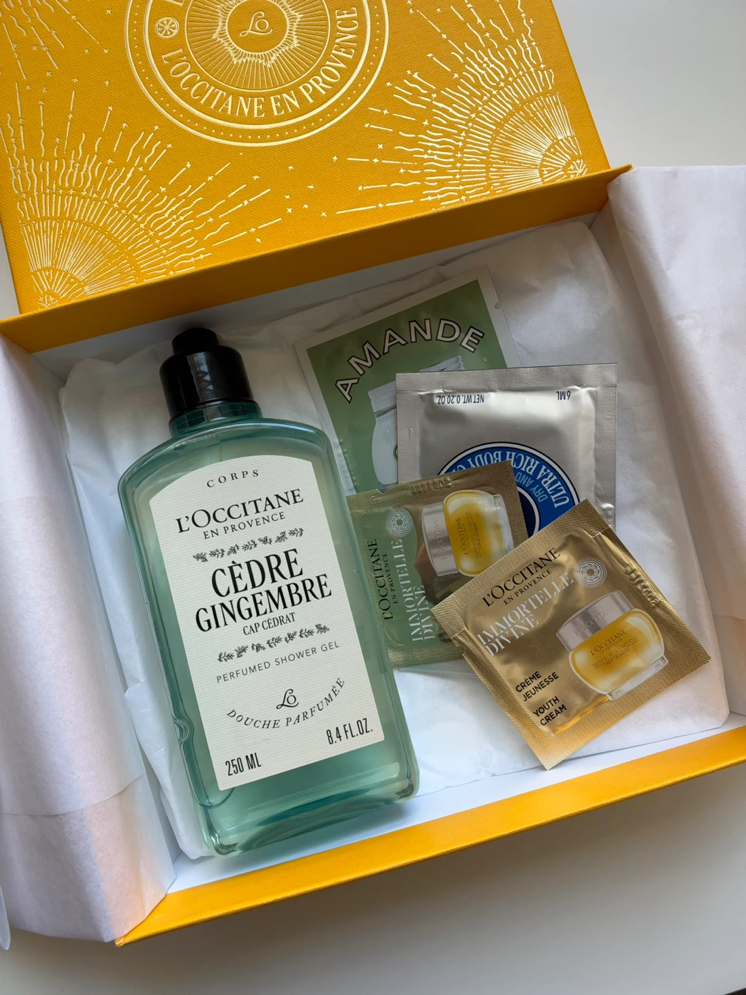L'Occitane Cèdre Gingembre Shower Gel Gift Box
