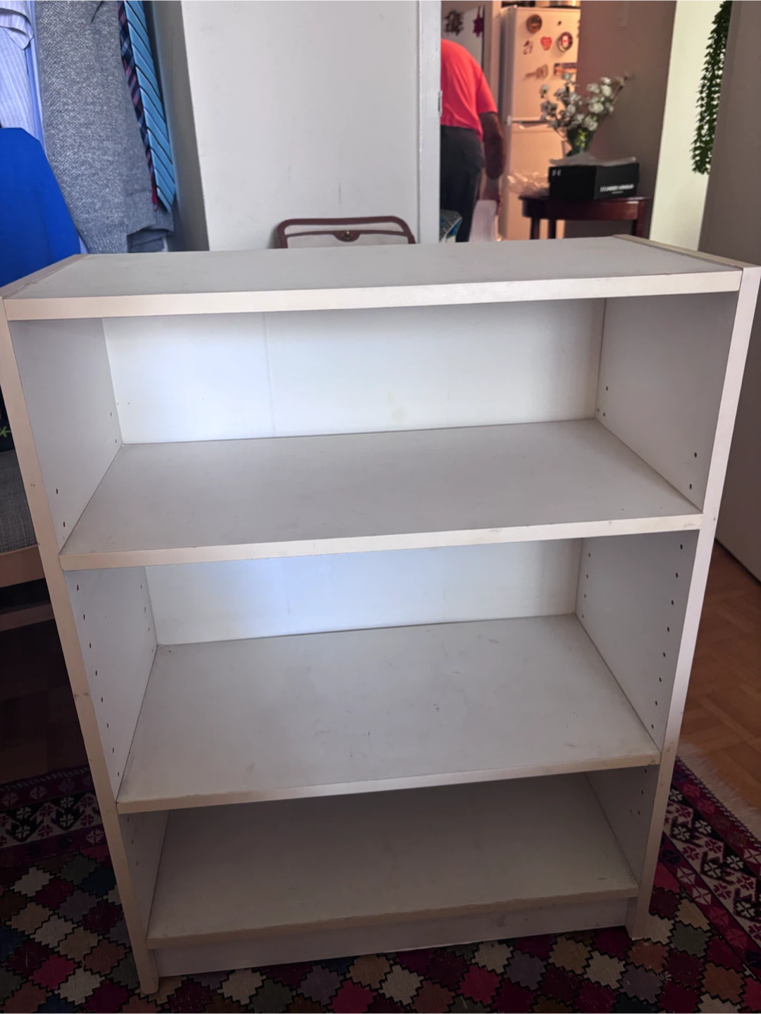 White 3-Shelf Bookcase