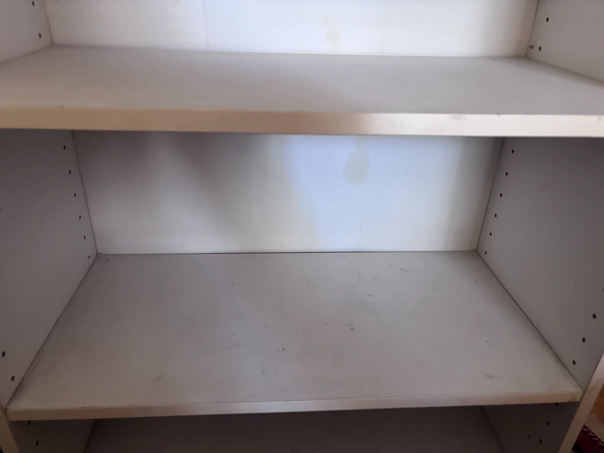 White 3-Shelf Bookcase - photo 2