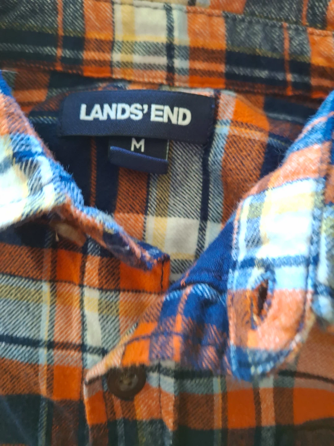 Youth Lands' End flannel shirt - photo 3