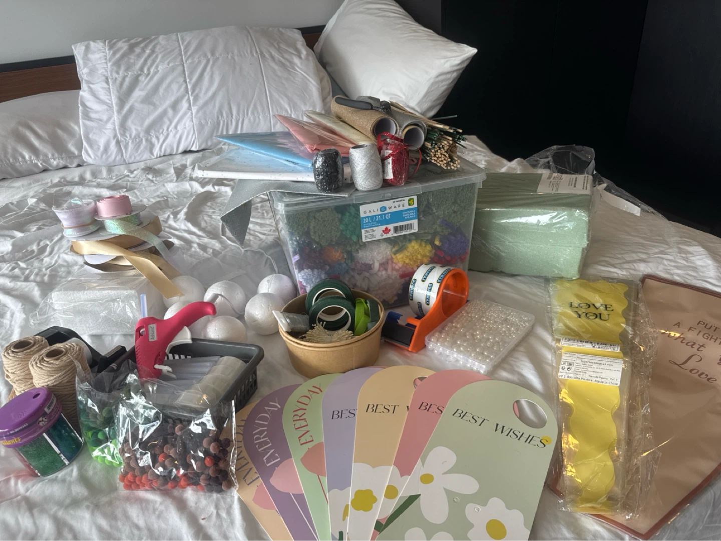 Assorted DIY Craft Supplies Bundle: everything available
