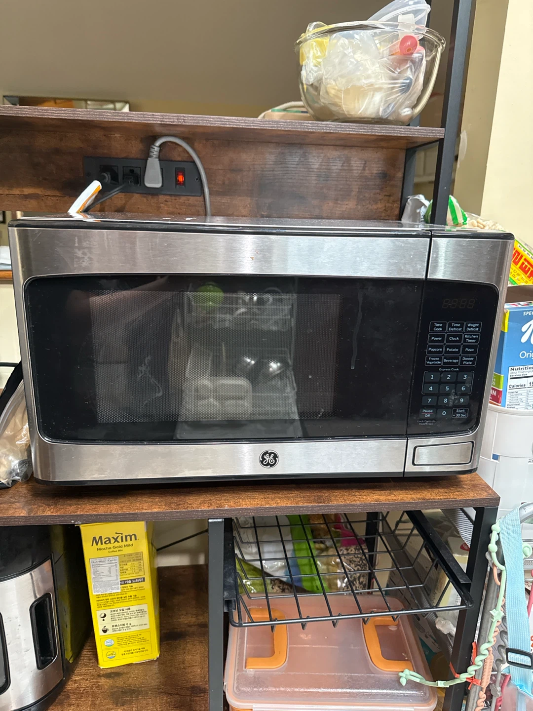 GE Countertop Microwave Oven Stainless Steel