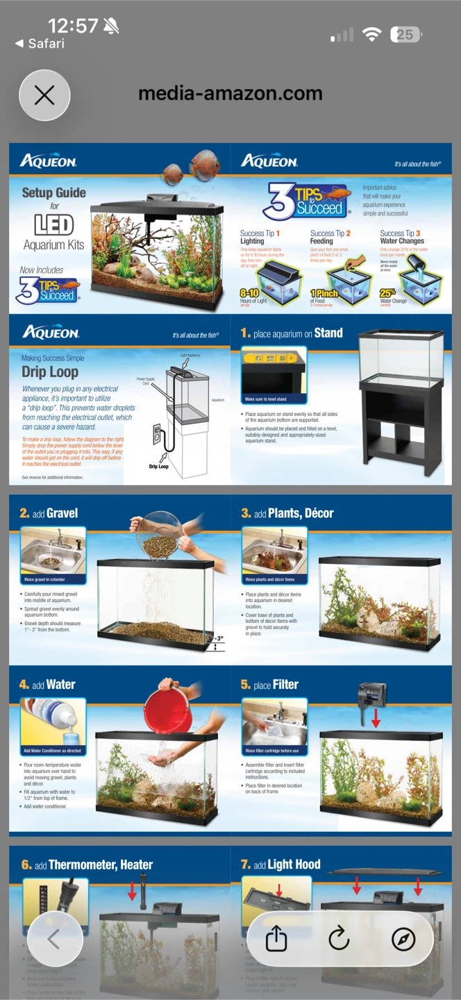Aqueon LED Aquarium Kit - 10 gal brand new - photo 3