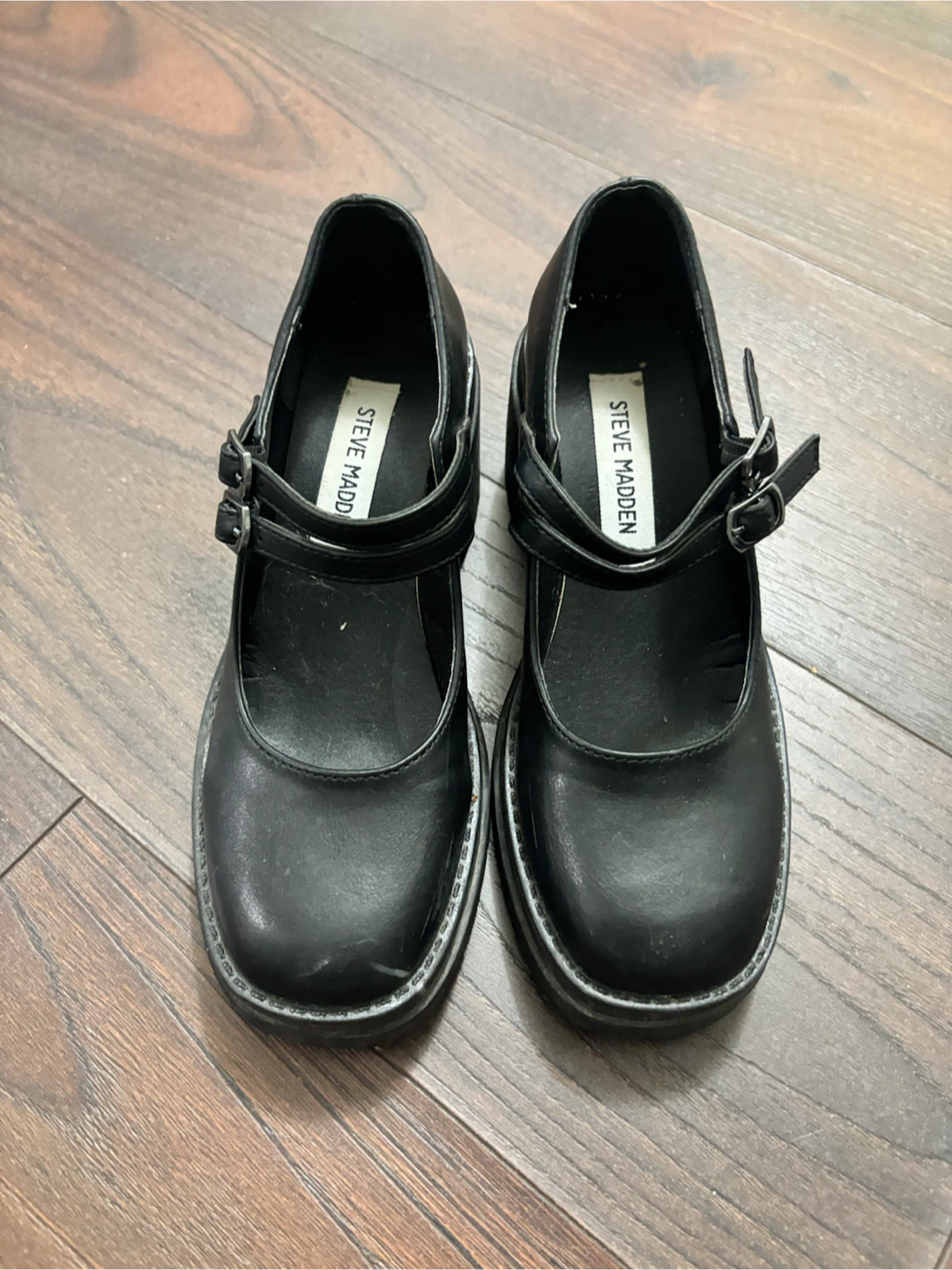 Steve Madden Black Mary Jane Heels