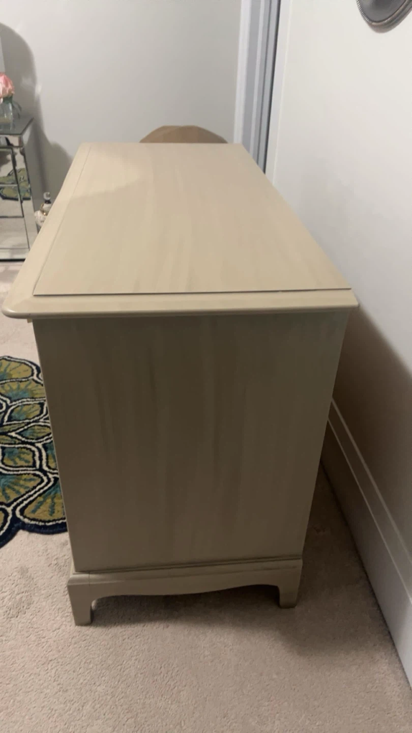 Taupe Dresser with Gold Hardware - photo 2