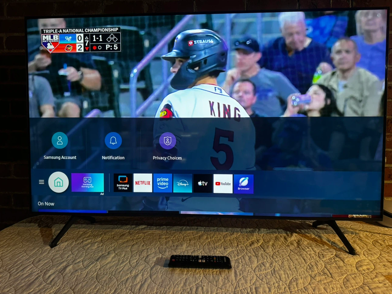 55” Samsung 4K Crystal UHD Smart TV