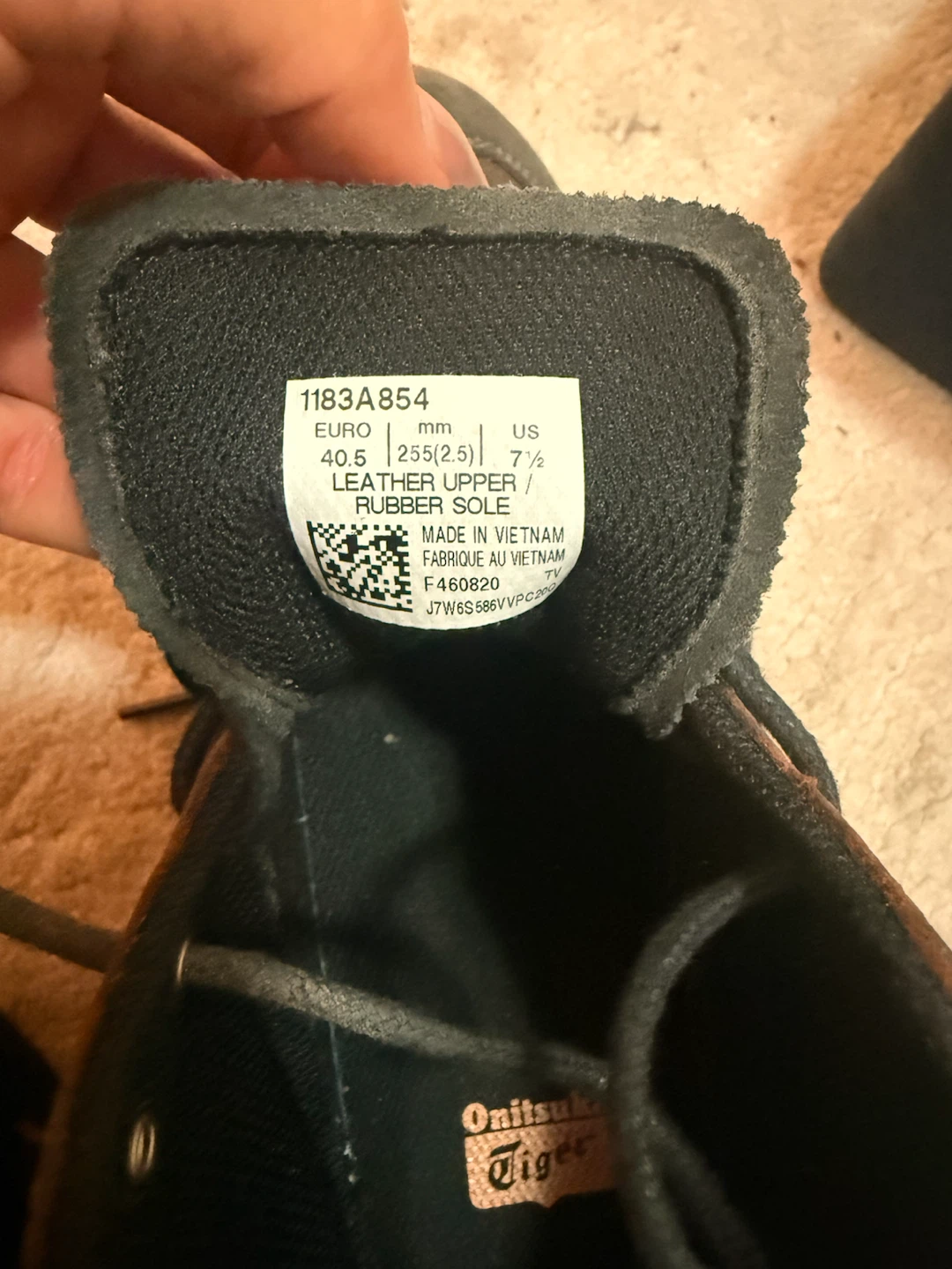 Onitsuka Tiger Leather Boots Size 7.5 - photo 3