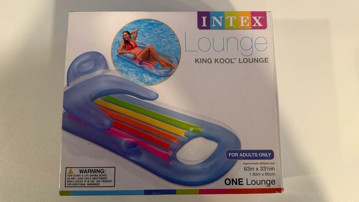 Intex King Kool Lounge Inflatable Pool Float
