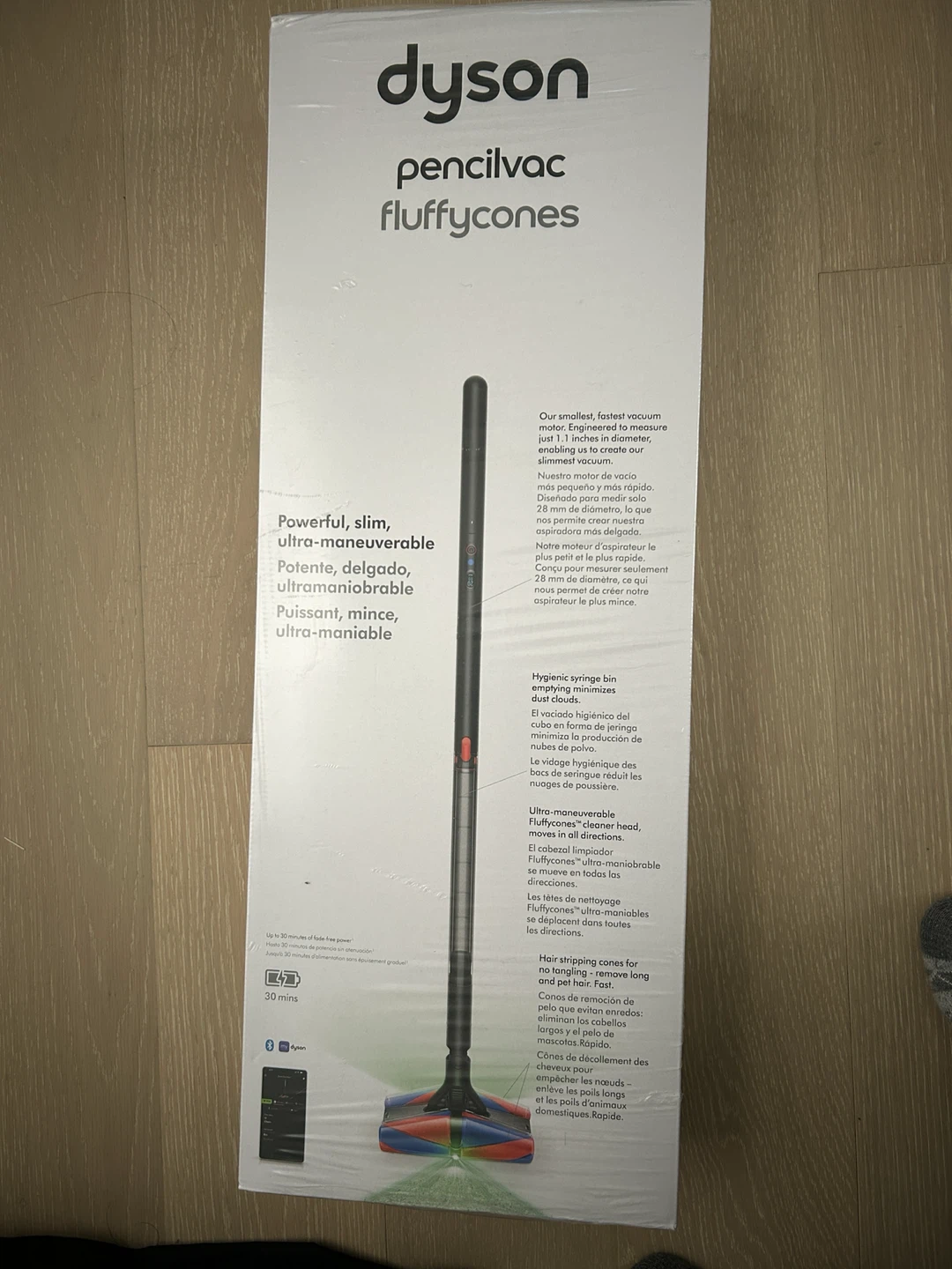 New!! Dyson Pencilvac Fluffycones Vacuum