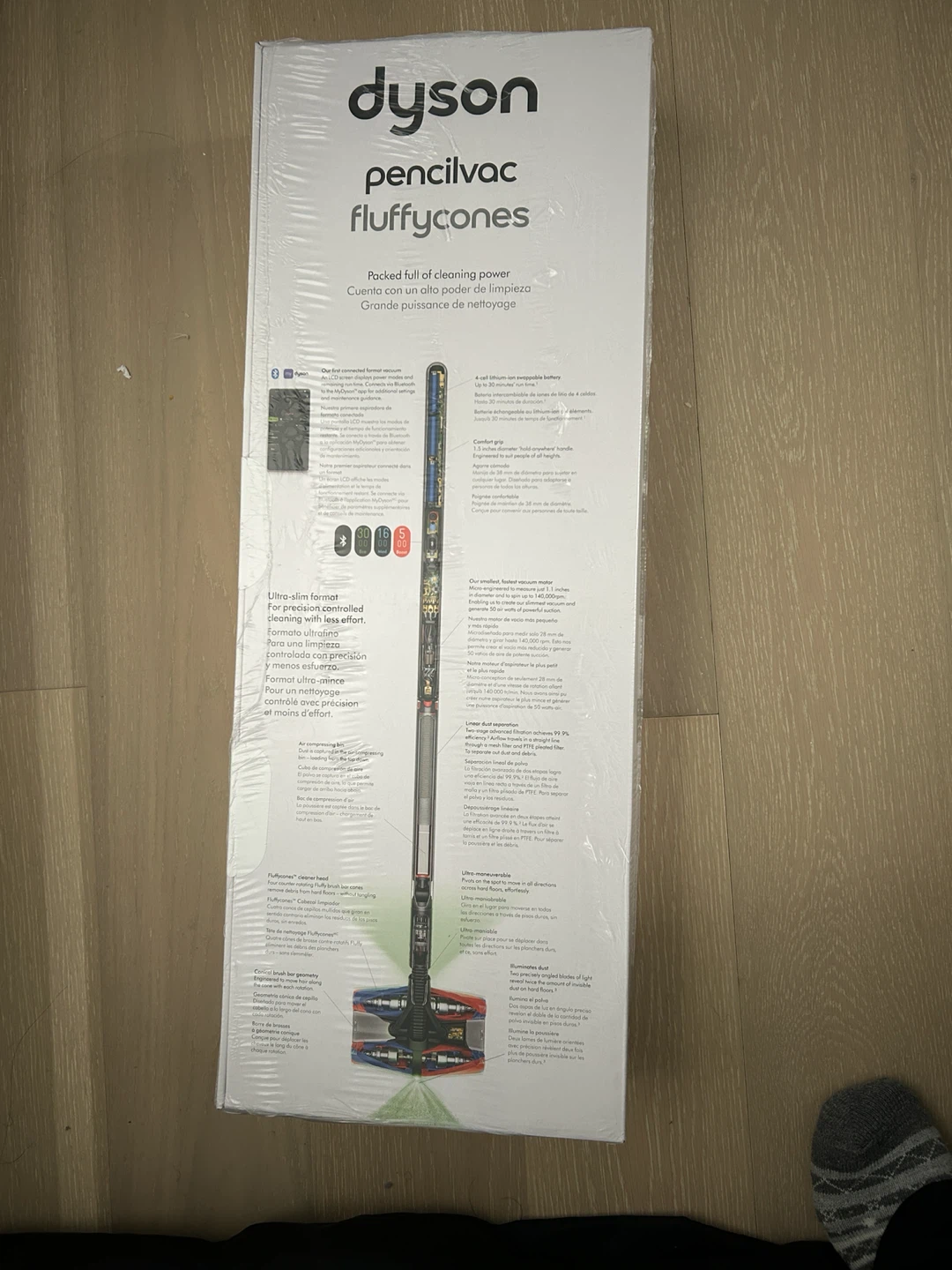 New!! Dyson Pencilvac Fluffycones Vacuum - photo 2