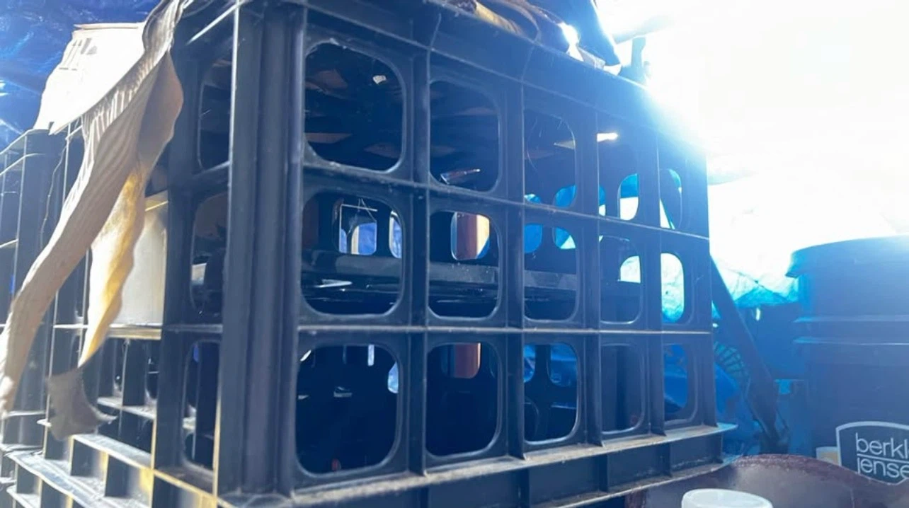 6 of of black storage crates. $10 each OBO - photo 5