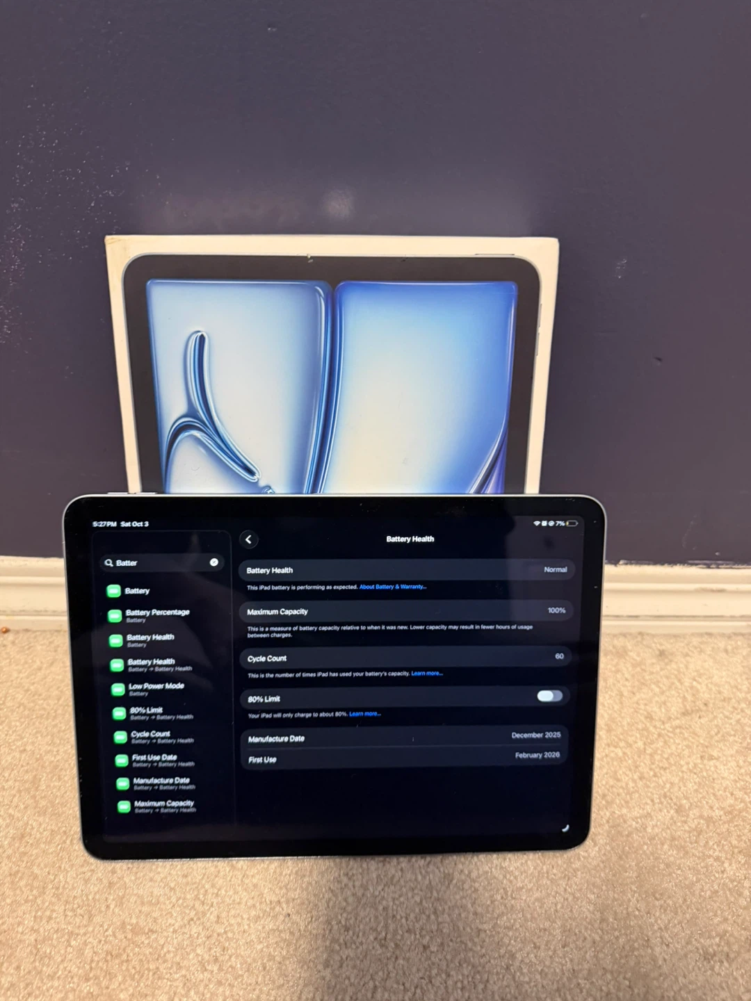 iPad Air M3 Chip| Blue | 100% battery health! - photo 2