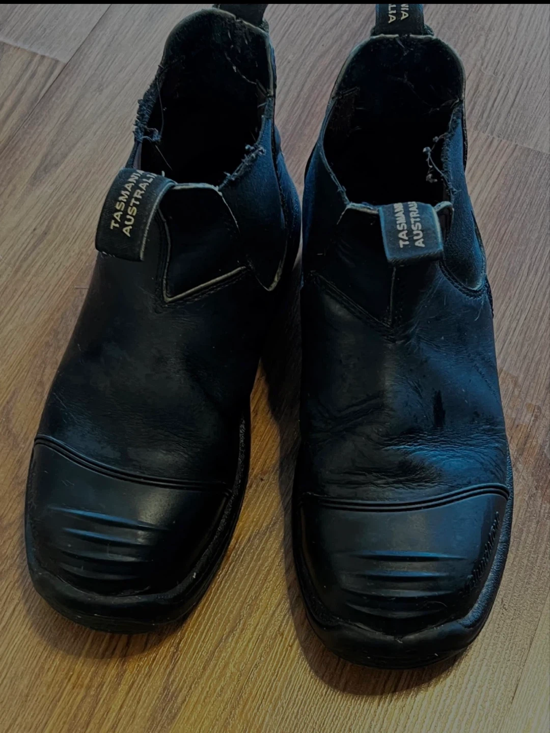 Blundstone Steel Toe 168 Black Work Boots