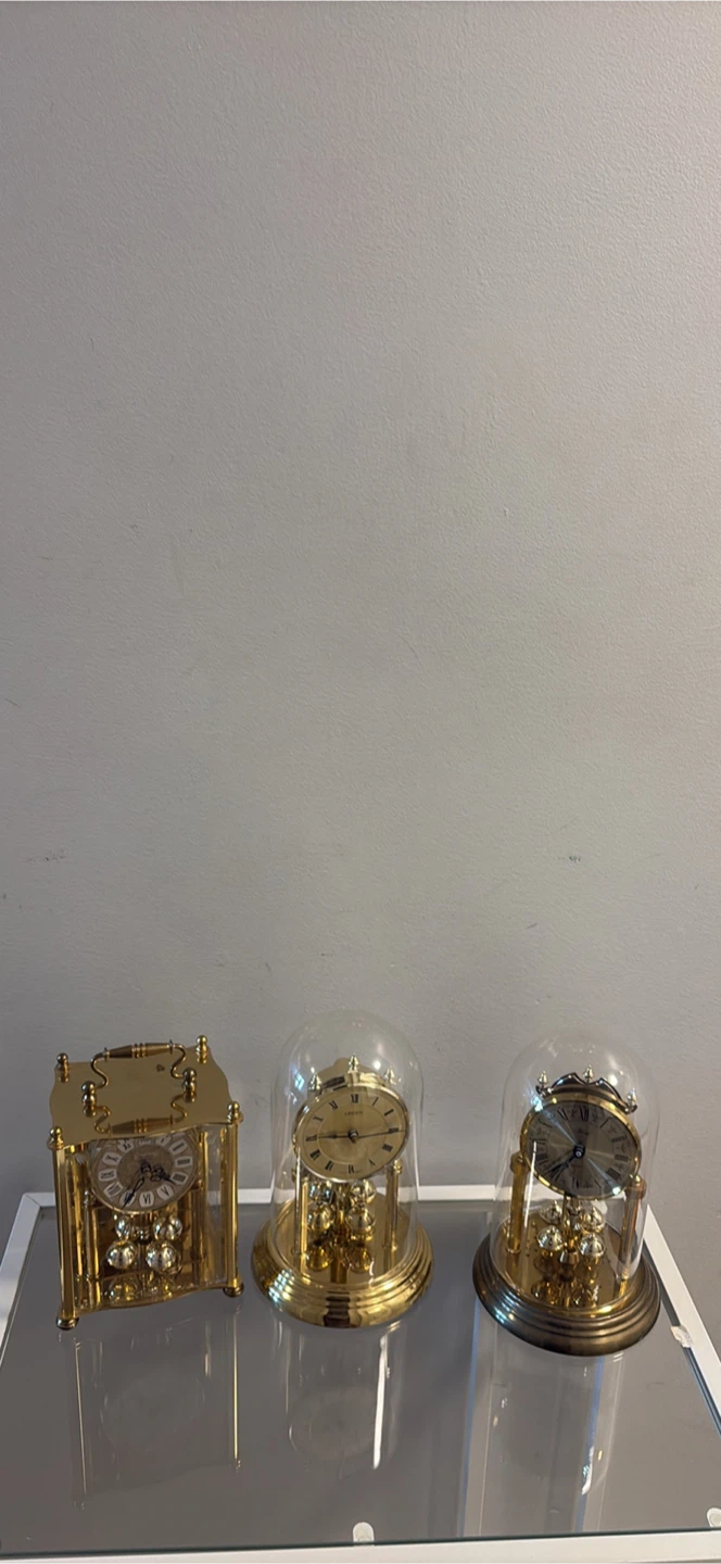 Vintage Anniversary Clocks - Set of 3