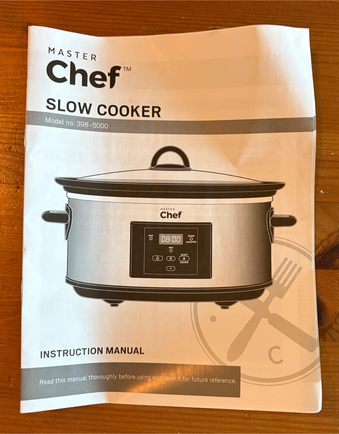 Master Chef Digital Slow Cooker - photo 2