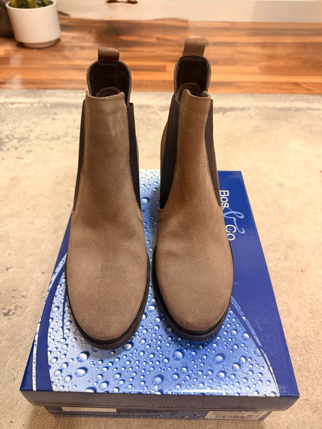 Bos. & Co. Bellini Taupe Suede Boots - EU 40 - photo 2