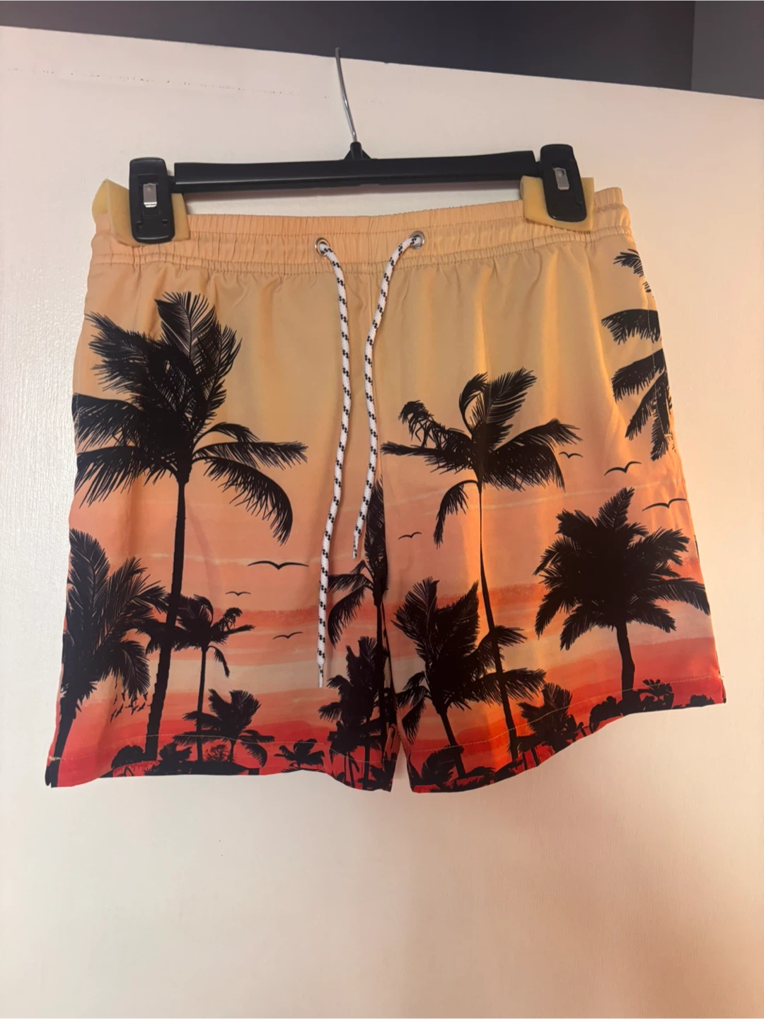 Two pairs of boys youth swim trunks