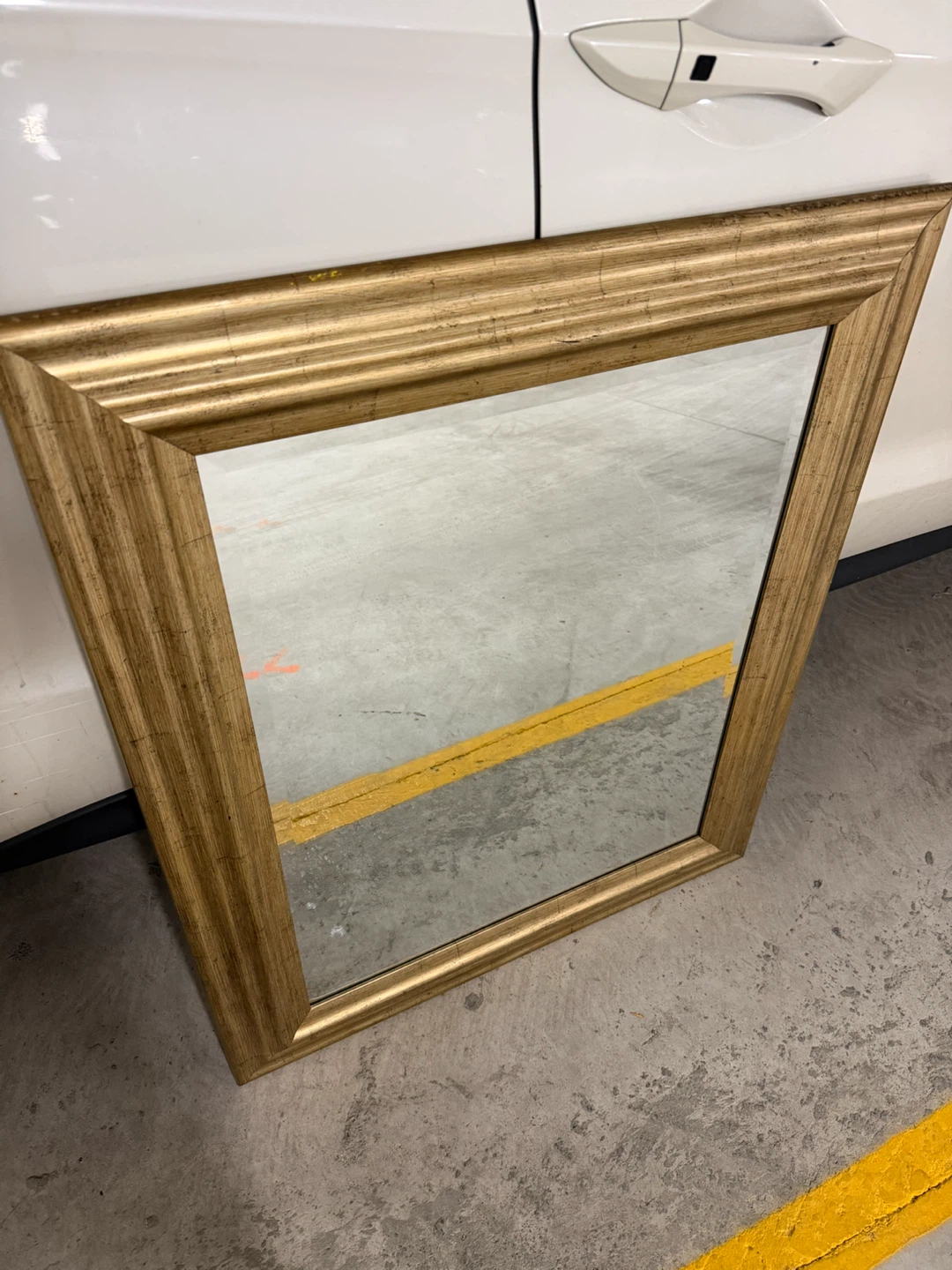 Wall Mirror with Gold Frame