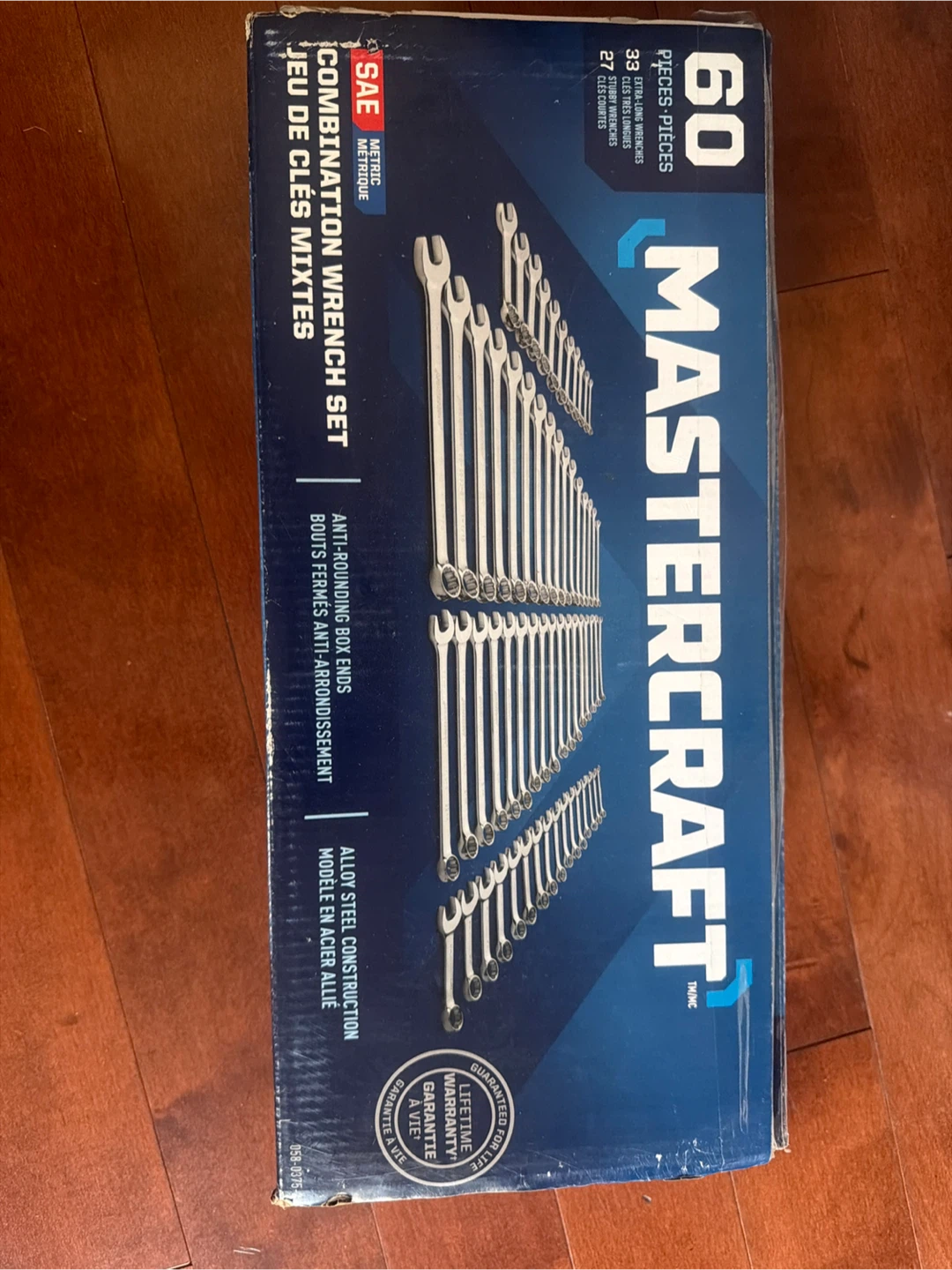 Mastercraft 60-Piece Combination Wrench Set