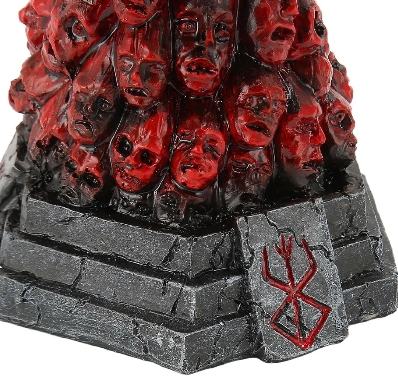 Berserk Statue Hand, Skull Rune Resin Sculpture - New - photo 2