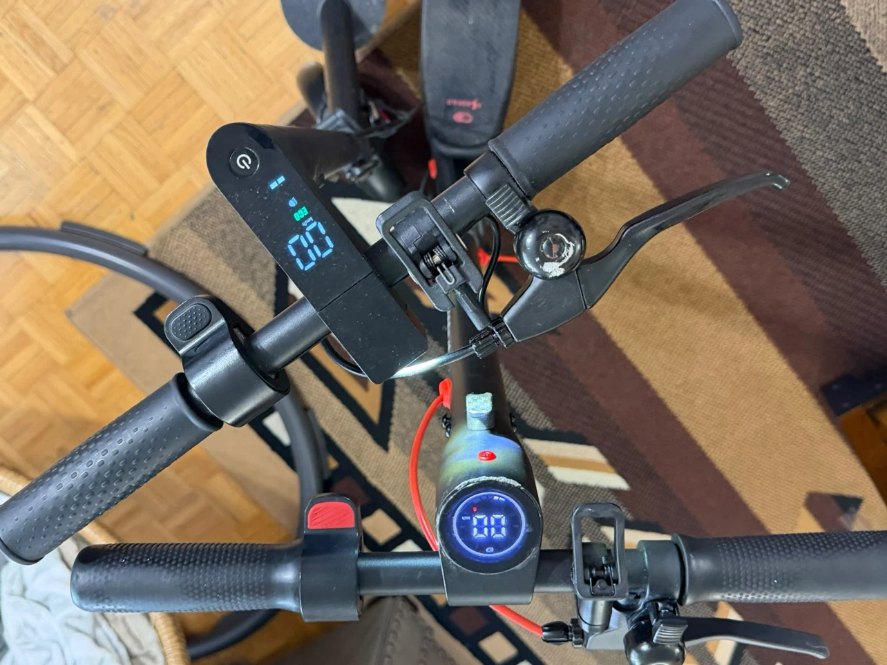 Two electric scooters