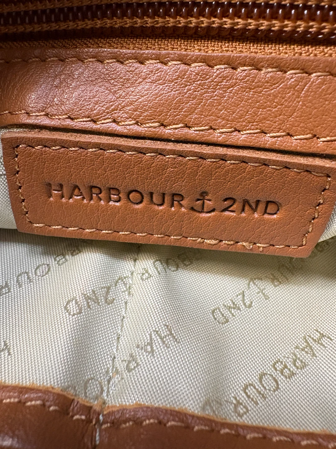 Harbour 2nd "Just Pure" Leather Triple Entry Crossbody Bag. - photo 4