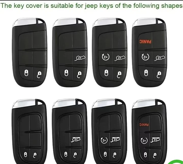 Translucent Black Ram & Jeep Key Fob Cover - photo 2