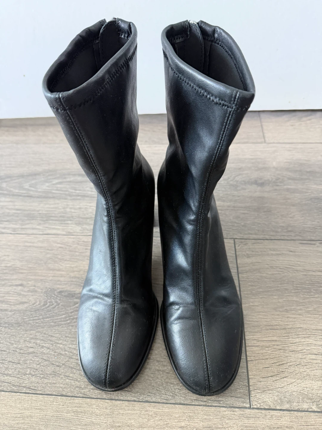 Black ankle boots