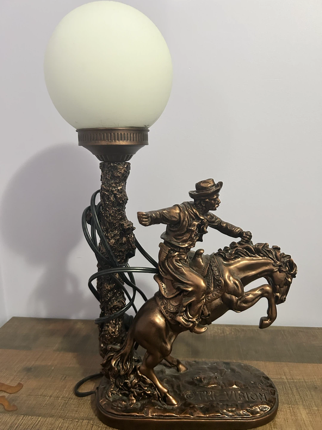 Western Cowboy Table Lamp
