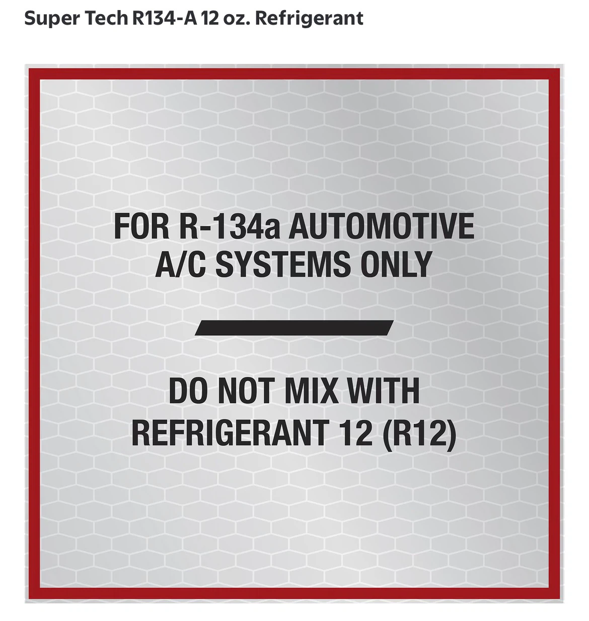 Super Tech R-134a Refrigerant 12 oz. - photo 4