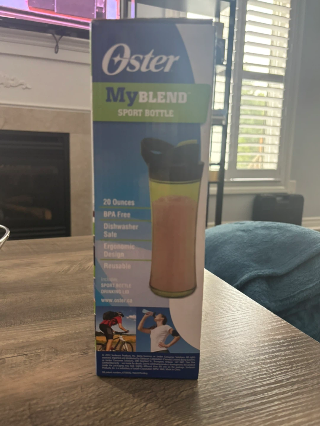 BNIB Oster MyBlend Sport Bottle BPA Free 20 Ounces - Green - photo 3