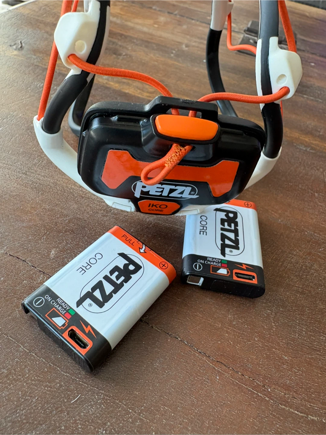 Petzl IKO CORE Headlamp with 2 Rechargeable Batteries