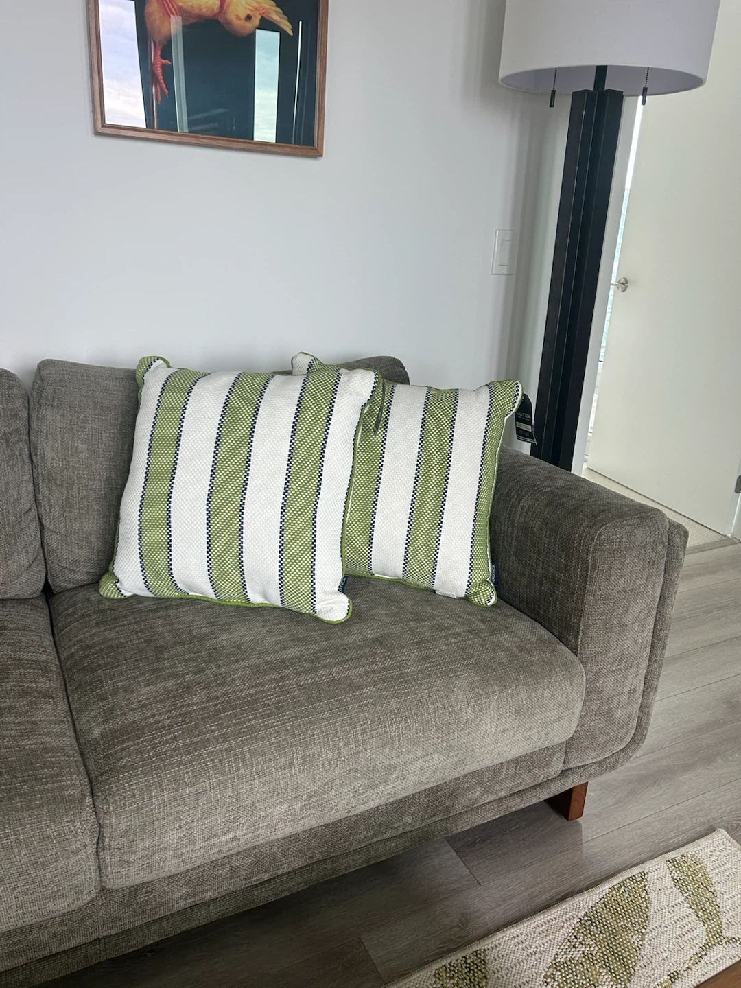 Two Nautica Indoor/Outdoor Decorative Pillows